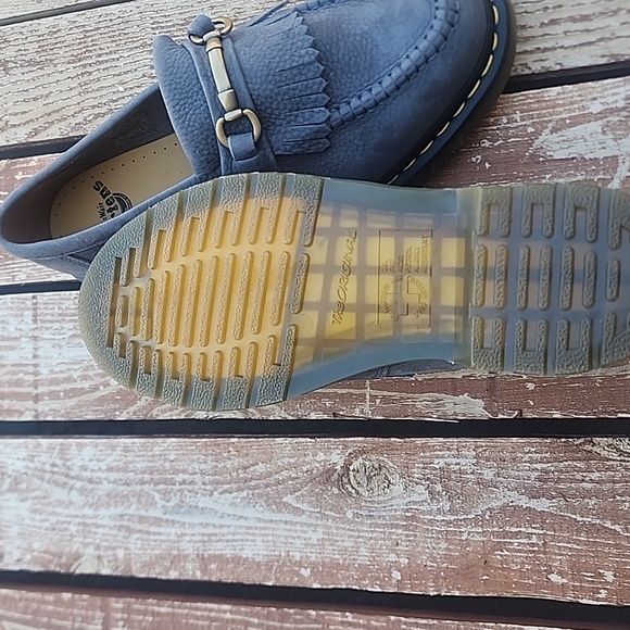 Dr. Martens Adrian Snaffle Loafer Washed Demin Unisex Women's size 10, Men's 9 - Picture 9 of 9